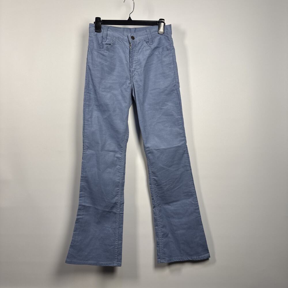 Deadstock NWT Vintage 1970's Levi's 746 Blue Corduroy Bell Bottoms 29x31